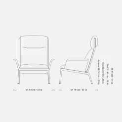 &Tradition Muno LN17 Black Noble Leather Black Legs