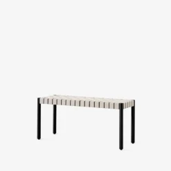 &Tradition TK4 Betty Bench Black Oak Natural Webbing