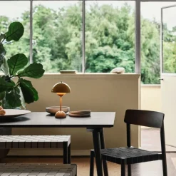 &Tradition TK1 Betty Chair Black Oak Black Webbing