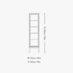 &Tradition Trace SC87 Single Cabinet Oak