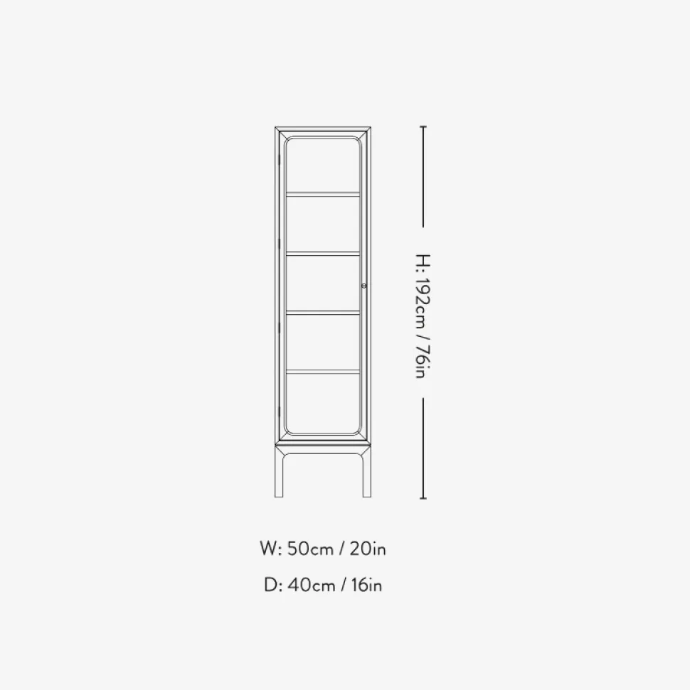 &Tradition Trace SC87 Single Cabinet Oak