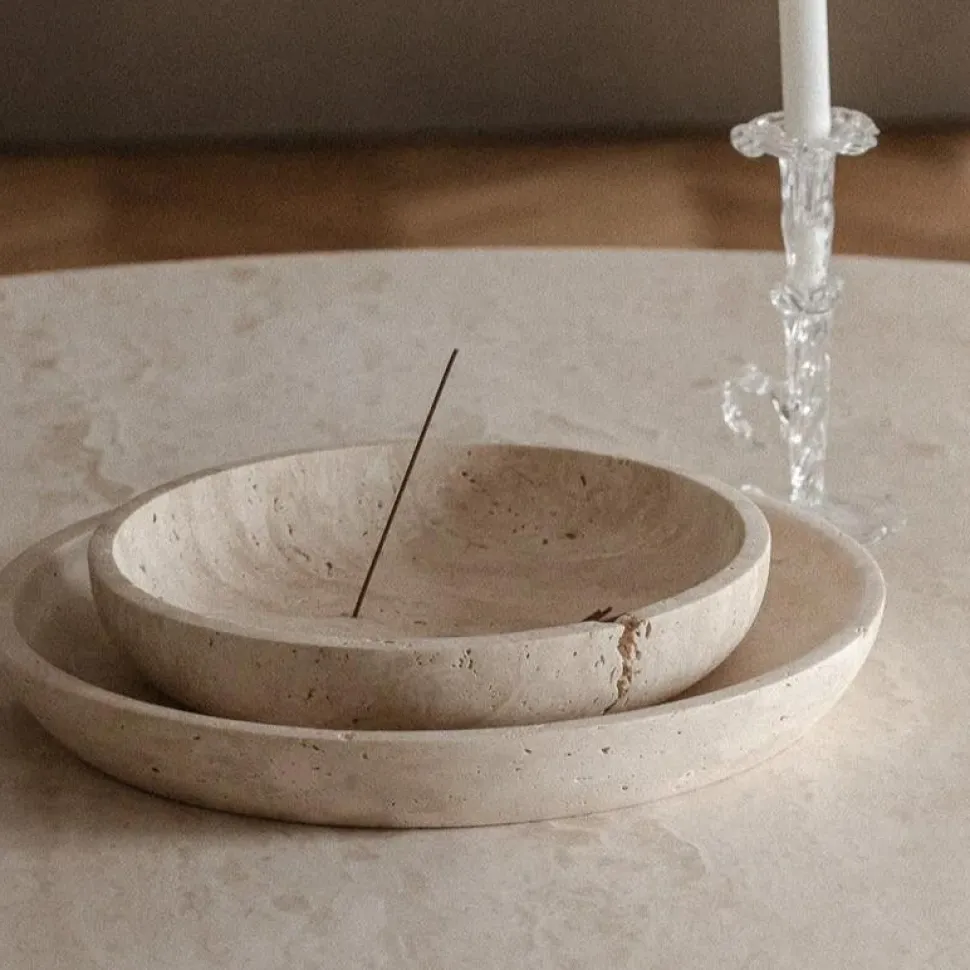 Wabi Sabi Nordic Hyben Skål Travertin Small