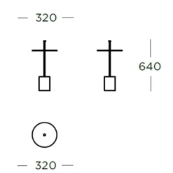 Wendelbo Calibre Sidebord Høj Med Håndtag