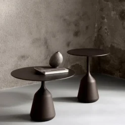 Wendelbo Coin High Sidebord Mørk Brun Eg