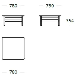 Wendelbo Collect Sofabord Small