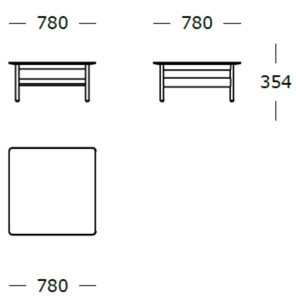 Wendelbo Collect Sofabord Small