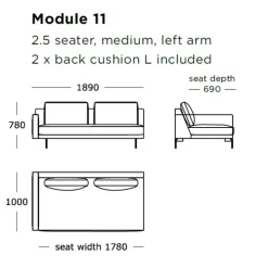 Wendelbo Edge V2 Sofa Højrevendt Soft 03