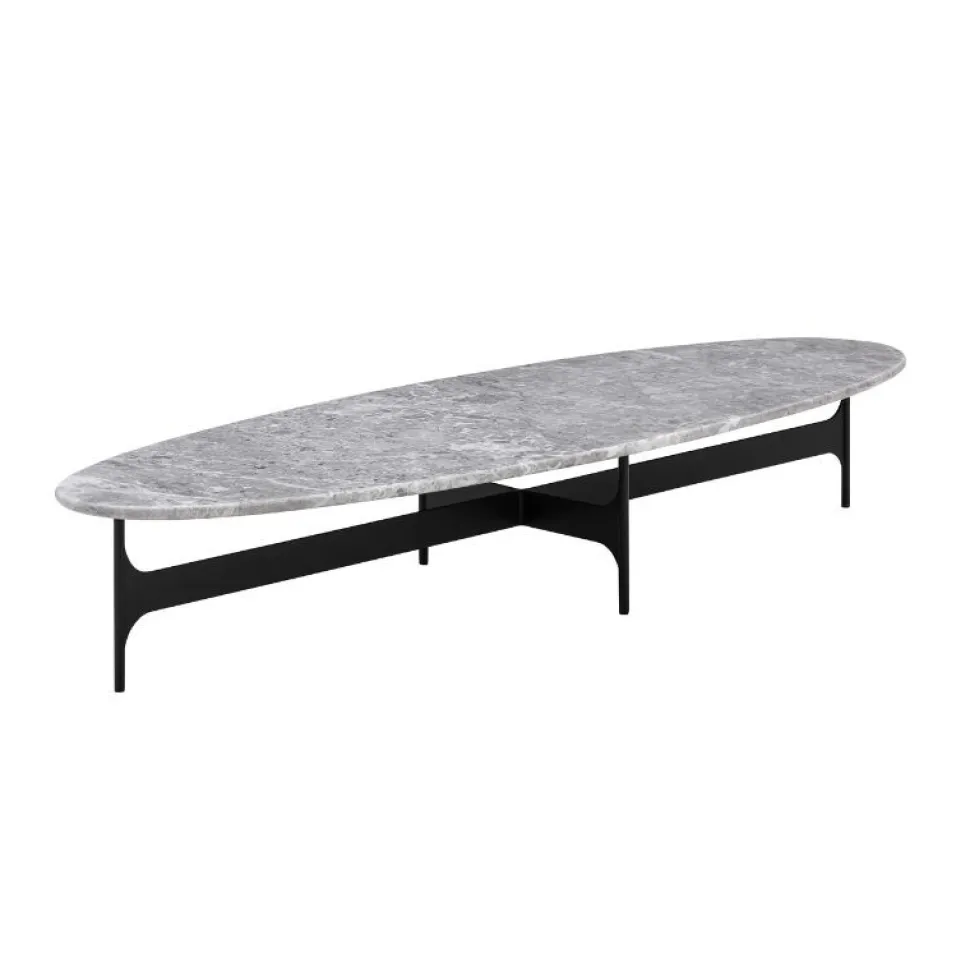 Wendelbo Floema Oval Sofabord Grå