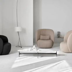 Wendelbo Floema Oval Sofabord Grå