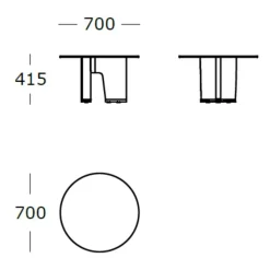 Wendelbo Glyph Sidebord