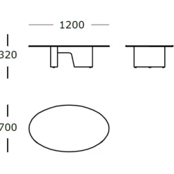 Wendelbo Glyph Sofabord
