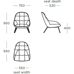 Wendelbo Mango Loungestol Remix Col. 163