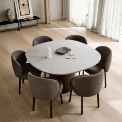 Wendelbo Ovata Spisebord Mørk Brun